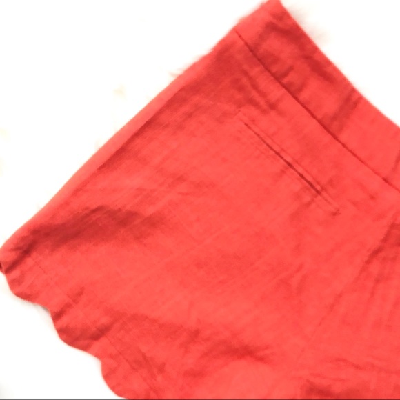 SOLD Cynthia Rowley Linen Lined Coral Shorts - Picture 5 of 8